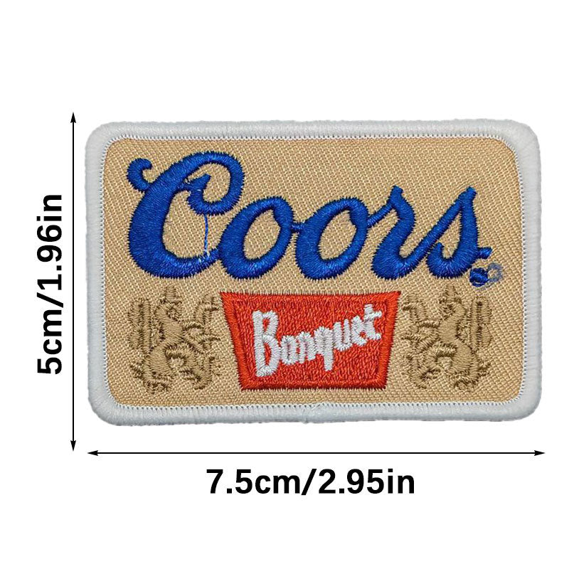 Wholesale Embroidered English letters embroidered hat decoration sticker